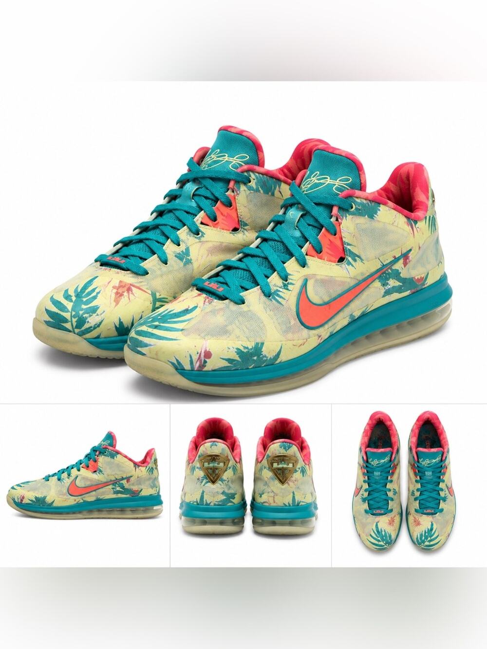 Nike LeBron 11 Low SE LeBronald Palmer Tropical Basketball Shoes Men’s